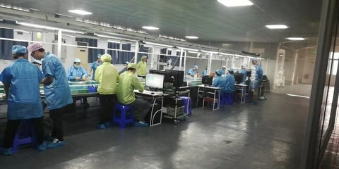 金羚集團(tuán)移動支付終端POS機(jī)試產(chǎn)成功